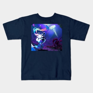 Deep Sea Mermaid Kids T-Shirt